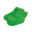 UNI SOCK 2 PACK SIZE 15/17 APPLE GREEN 4