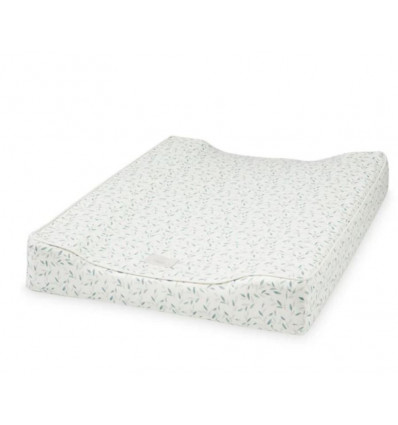 CHANGING CUSHION COVER GREEN LEAVES 21