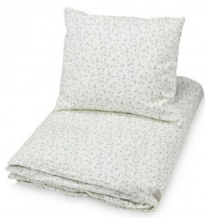 BEDDING JUNIOR 100X140CM GREEN LEAVES 21