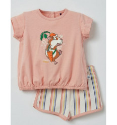 MEISJES PYJAMA LICHTROZE 8A 21