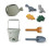 FLORENCE BEACH & GARDENSET DINO BLUE MIX