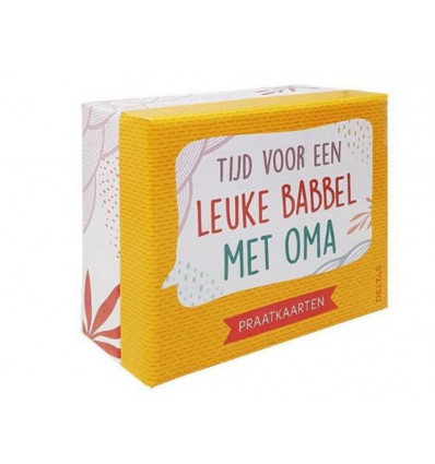 TIJD VOOR EEN LEUKE BABBEL MET OMA