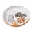 YUMMY MINI PLATE SEA FRIEND MUST/GREY 21