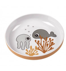 YUMMY MINI PLATE SEA FRIEND MUST/GREY 21