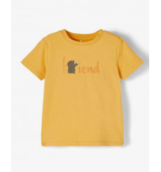 NAME IT T-SHIRT OCHRE 56 21
