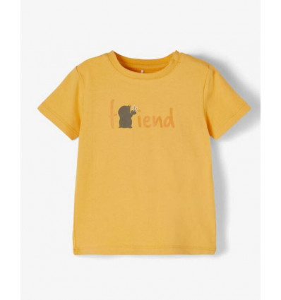 NAME IT T-SHIRT OCHRE 56 21