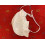 WHITE GIRLS HAT EARPROTECT&FLOWERS 42 21