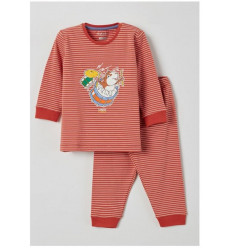 UNISEX PYJAMA D.ROOD-IVOOR STREPEN 1M 21