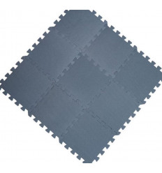 SPEELMATTEGELS 9ST BLAUW 25