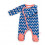 JUMPSUIT FEET LEAF JERSEY COTTON 56 21