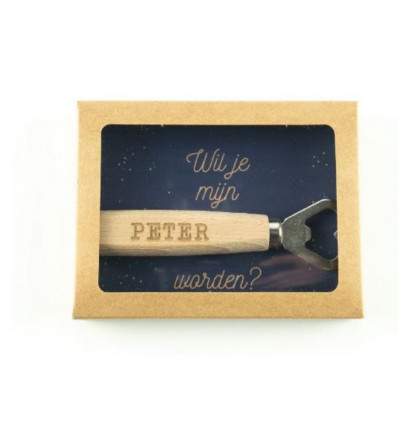 BOTTLE OPENER-WIL JIJ MIJN PETER WORDEN