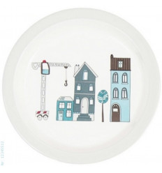 MELAMINE PLATE VILLAGE BOY 62