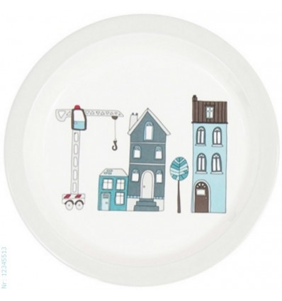 MELAMINE PLATE VILLAGE BOY 62