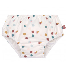 SWIM DIAPER GIRLS SPOTTED WHITE 12M 21