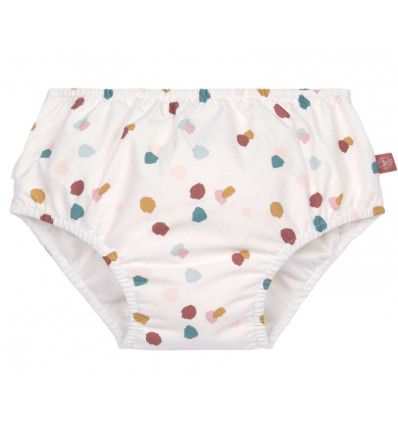 SWIM DIAPER GIRLS SPOTTED WHITE 12M 21