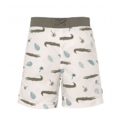 BOARD SHORTS BOYS CROCODILE WHITE 24M 21