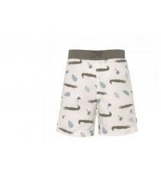 BOARD SHORTS BOYS CROCODILE WHITE 18M 21
