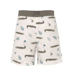 BOARD SHORTS BOYS CROCODILE WHITE 12M 21