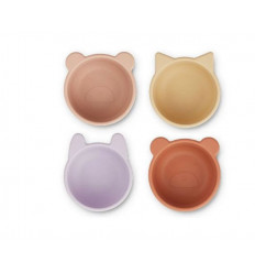 MALENE SILIC BOWL 4P LIGHT LAVENDER 21