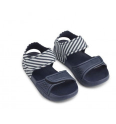 BLUMER SANDALS STRIPE NAVY/SANDY 27 21