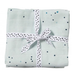 SWADDLE 2-PACK DREAMY DOTS BLUE 25