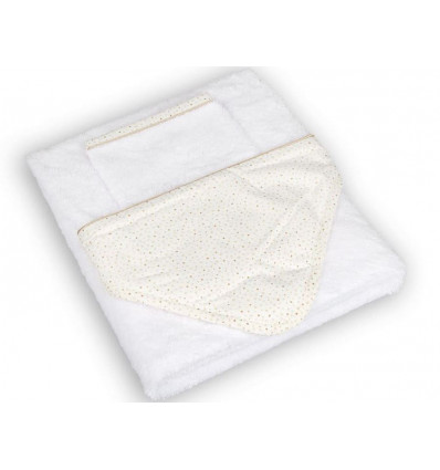 CAPE 75X95+GANT DE TOILETTE CUBANSAN 201
