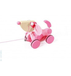 TREKFIGUURTJE HOND ROSE BELLETJE18M+ 201