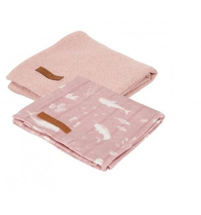 SWADDLE DOEK OCEAN PINK/PURE PINK 21
