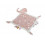 LD KNUFFELDOEK WALVIS OCEAN PINK 211