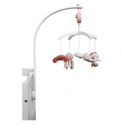 MUZIEKMOBIEL WIT HOUT OCEANPINK 0-6M 21