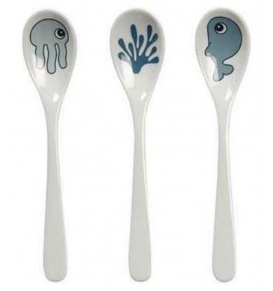 SPOON 3 PCS SEA FRIENDS BLUE 21