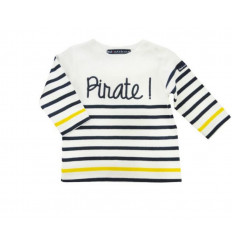 BEATLES MARINIERE GIRL BLANC NAVY 24M 21