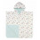 BEACH PONCHO GIRLS SPOTTED WHITE 21