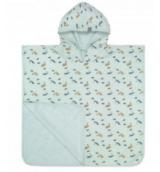 BEACH PONCHO BOYS BOAT MINT 21