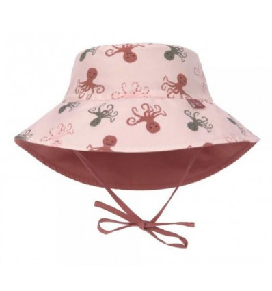 SUN BUCKET HAT OCTOPUS ROSE 3-6M 21