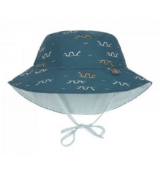 SUN BUCKET HAT SEA SNAKE BLUE 7-18M 21