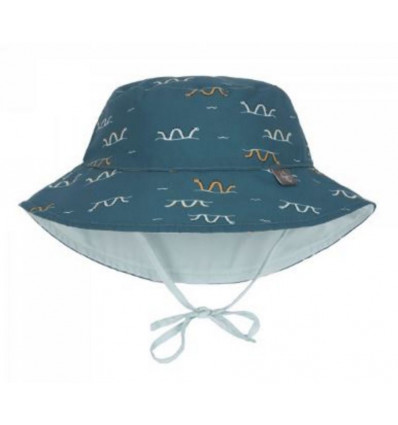 SUN BUCKET HAT SEA SNAKE BLUE 7-18M 21