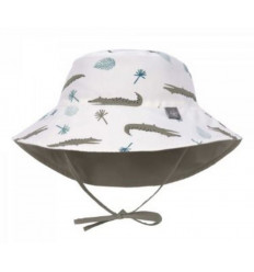 SUN BUCKET HAT CROCODILE WHITE 7-18M 21