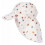 SUN FLAP HAT SPOTTED WHITE 7-18M 21