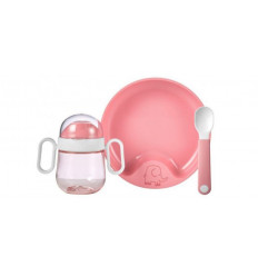 SET BABYSERVIES MIO 3-DELIG DEEP PINK 22