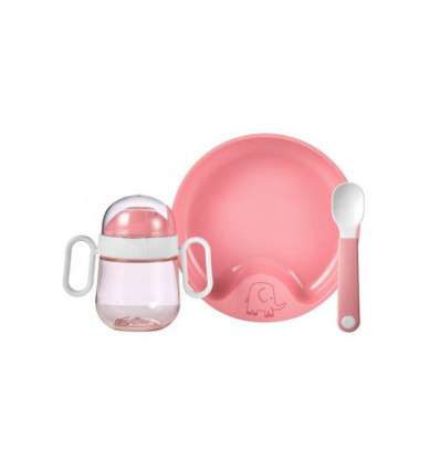 SET BABYSERVIES MIO 3-DELIG DEEP PINK 22