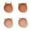 IGGY SILICONE BOWLS 4P TUSCANY ROSE MIX