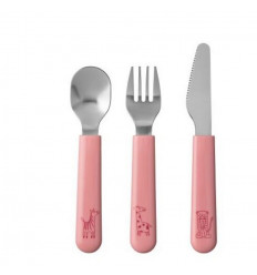 KINDERBESTEKSET MIO 3-DELIG DEEP PINK 22