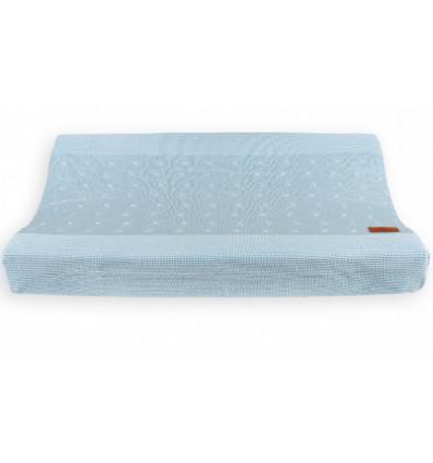 AANKLEEDKUSSENHOES CABLE BABY BLAUW 20