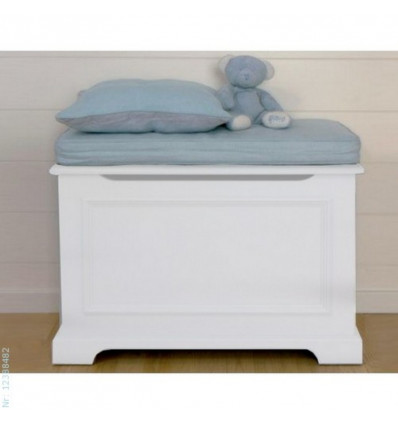 COFFRE 50X40X75 CM BLANC MILA 6