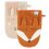 WASHCLOTHS 2P MRS. RABBIT MR. FOX 25