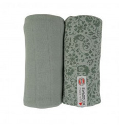 SWADDLER 2PC FLOWER TRIBE SILT GREEN 21