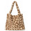 TEDDY LEOPARD ECRU MOM BAG 21