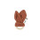 TEETHER RABBIT BLISS RUST 232