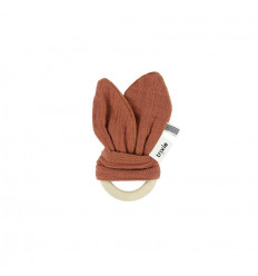 TEETHER RABBIT BLISS RUST 232